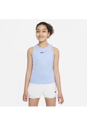 Canotta da tennis NikeCourt Dri-FIT Victory - Ragazza - Blu