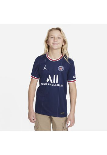 Maglia da calcio Paris Saint-Germain 2021/22 Stadium per ragazzi - Home - Blu