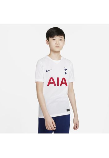 Maglia da calcio Tottenham Hotspur 2021/22 Stadium per ragazzi - Home - Bianco