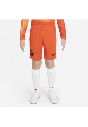 Shorts da calcio FC Barcelona 2021/22 Stadium Goalkeeper - Ragazzi - Arancione