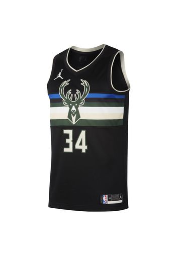 Maglia Giannis Antetokounmpo Bucks Statement Edition 2020 Swingman Jordan NBA - Nero