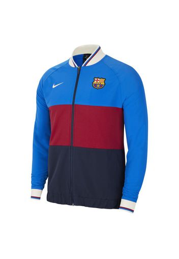Track jacket da calcio con zip a tutta lunghezza FC Barcelona - Uomo - Blu