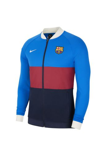 Track jacket da calcio con zip a tutta lunghezza FC Barcelona - Uomo - Blu