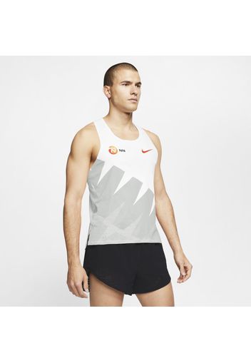 Canottiera da running Nike AeroSwift NN - Uomo - Bianco