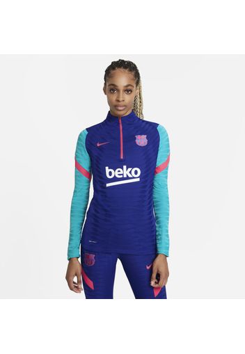 Maglia da calcio per allenamento FC Barcelona VaporKnit Strike - Donna - Blu