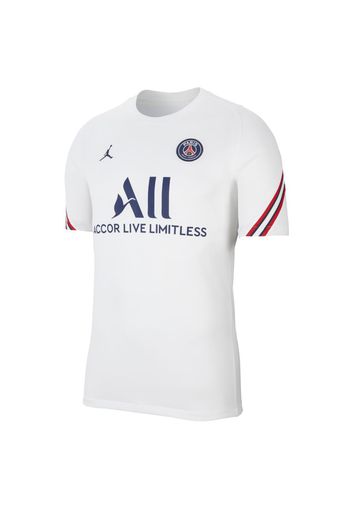 Maglia da calcio a manica corta Paris Saint-Germain Strike da uomo - Home - Bianco