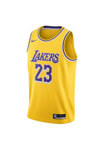 Maglia LeBron James Lakers Icon Edition 2020 Swingman Nike NBA - Giallo