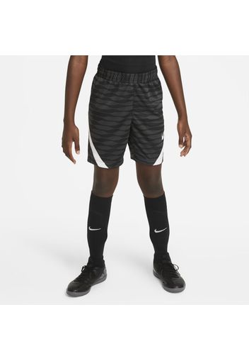 Shorts da calcio in maglia Nike Dri-FIT Strike - Ragazzi - Nero