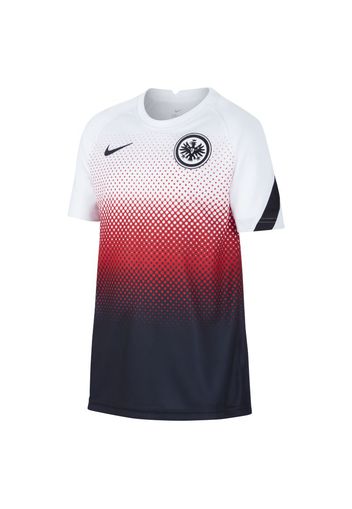 Maglia da calcio pre-partita a manica corta Eintracht Francoforte - Ragazzi - Bianco