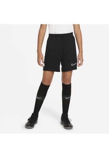 Shorts da calcio in maglia Nike Dri-FIT Academy - Ragazzi - Nero