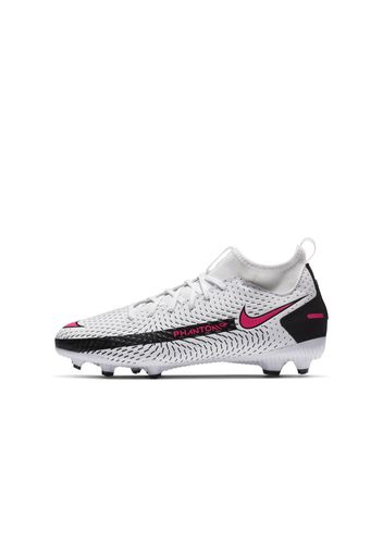 Scarpa da calcio multiterreno Nike Jr. Phantom GT Academy Dynamic Fit MG - Bambini/Ragazzi - Bianco