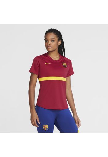 Maglia da calcio a manica corta FC Barcelona Academy Pro - Donna - Red