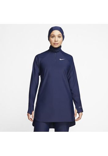 Tunica da bagno a copertura totale Nike Victory - Donna - Blu