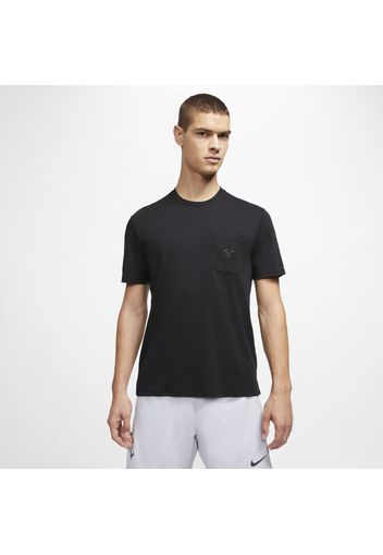 Maglia da tennis a manica corta Rafa - Uomo - Nero