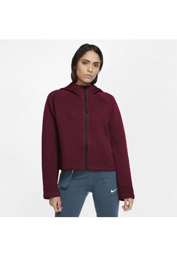 Felpa con cappuccio e zip a tutta lunghezza Engineered Nike Sportswear Tech Fleece - Donna - Rosso