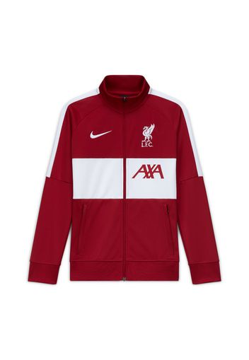Track jacket da calcio Liverpool FC - Ragazzi - Red