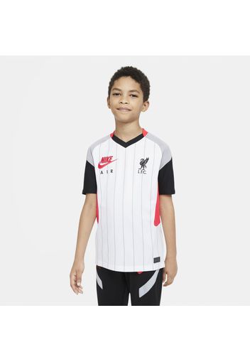 Maglia da calcio Liverpool FC Stadium Air Max - Ragazzi - Bianco