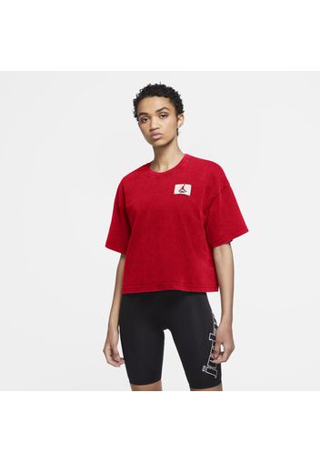 T-shirt ampia a manica corta Jordan Essentials - Donna - Rosso