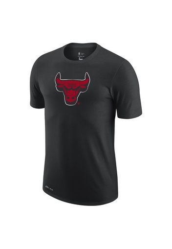 T-shirt con logo Chicago Bulls Earned Edition Nike Dri-FIT NBA - Uomo - Nero