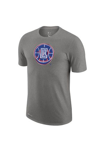 T-shirt con logo LA Clippers Earned Edition Nike Dri-FIT NBA - Uomo - Grigio