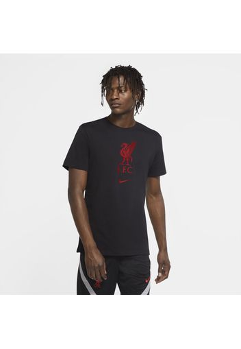 T-shirt da calcio Liverpool FC - Uomo - Nero