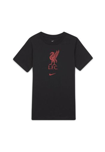 T-shirt da calcio Liverpool FC - Ragazzi - Nero