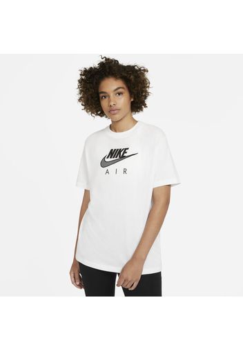 Top boyfriend Nike Air - Donna - Bianco