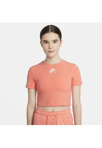 Top ridotto a manica corta Nike Air - Donna - Rosa