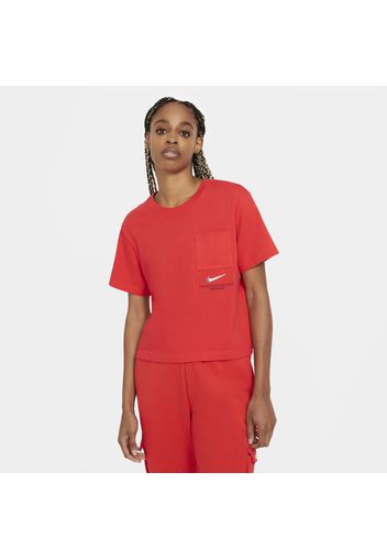 Top a manica corta Nike Sportswear Swoosh - Donna - Red