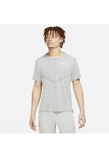 Maglia da running a manica corta Nike Dri-FIT ADV Techknit Ultra - Uomo - Grigio