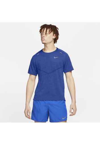 Maglia da running a manica corta Nike Dri-FIT ADV Techknit Ultra - Uomo - Blu