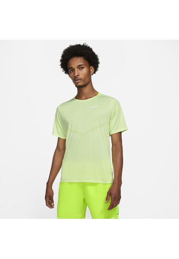 Maglia da running a manica corta Nike Dri-FIT ADV Techknit Ultra - Uomo - Giallo