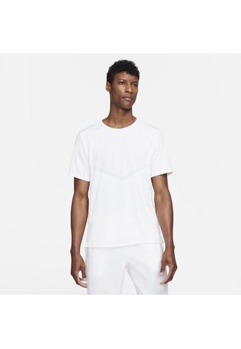 Maglia da running a manica corta Nike Dri-FIT Rise 365 - Uomo - Bianco