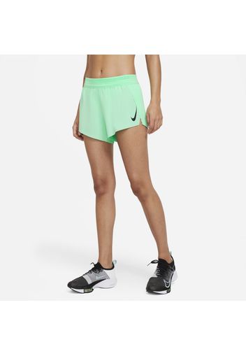 Shorts da running Nike AeroSwift - Donna - Verde