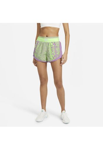 Shorts da running stampati Nike Air Tempo - Donna - Verde