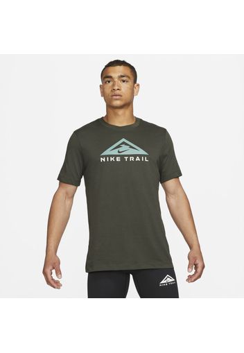 T-shirt da trail running a manica corta Nike Dri-FIT - Verde