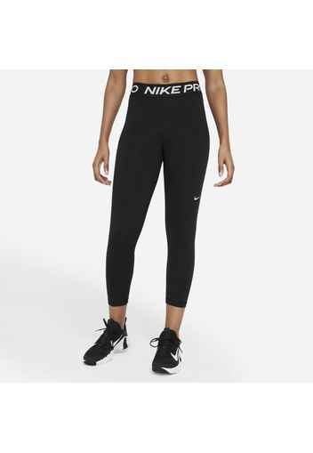 Leggings a lunghezza ridotta e vita media Nike Pro 365 - Donna - Nero