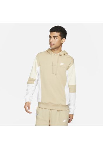 Felpa pullover in French Terry con cappuccio Nike Sportswear - Uomo - Marrone