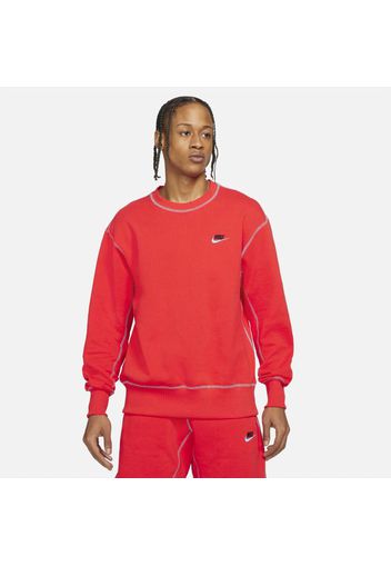 Maglia a girocollo classica in fleece Nike Sportswear - Uomo - Rosso