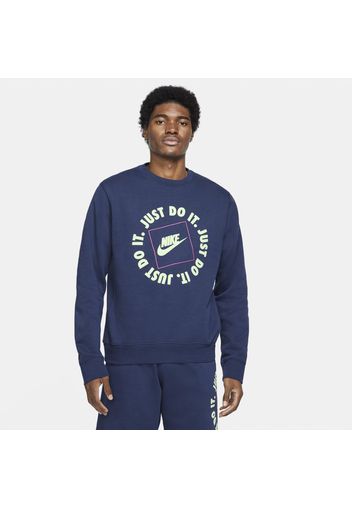 Maglia a girocollo in fleece Nike Sportswear JDI - Uomo - Blu