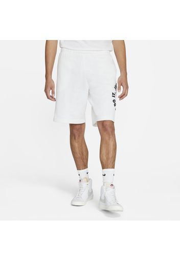 Shorts in fleece Nike Sportswear JDI - Uomo - Bianco