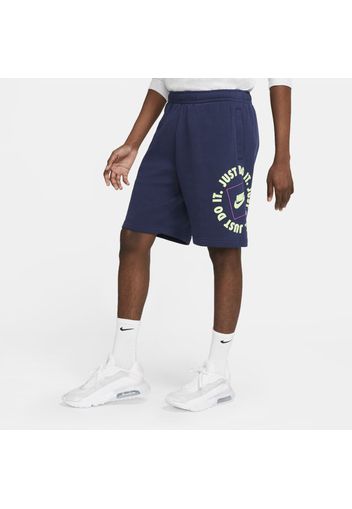 Shorts in fleece Nike Sportswear JDI - Uomo - Blu
