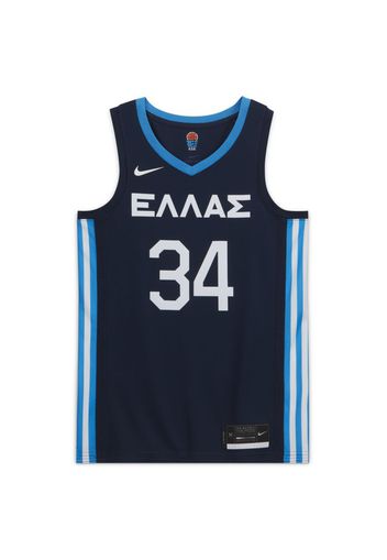 Maglia da basket Grecia Nike Limited da uomo - Road - Blu