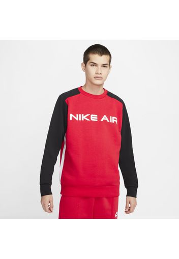 Maglia a girocollo in fleece Nike Air - Uomo - Red