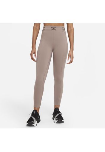 Leggings da training a 7/8 Nike City Ready - Donna - Marrone