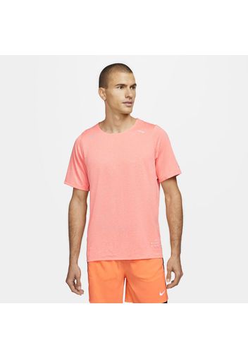 Maglia da running a manica corta Nike Rise 365 Run Division - Uomo - Arancione