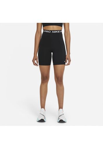 Shorts 18 cm a vita alta Nike Pro 365 - Donna - Nero