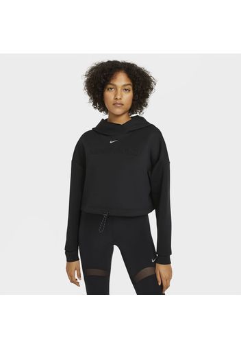 Felpa con cappuccio Nike Pro - Donna - Nero