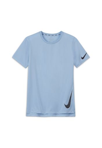 Maglia da training a manica corta Nike Instacool - Ragazzo - Blu