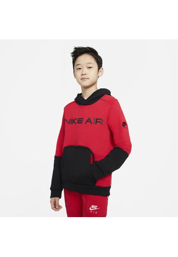 Felpa pullover con cappuccio Nike Air - Ragazzo - Red